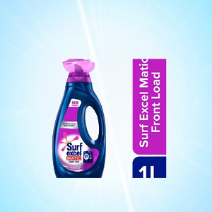 Surf exel matic liquid bottle